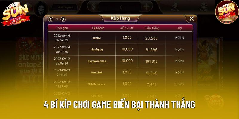 4 bí kíp chơi game biến bại thành thắng