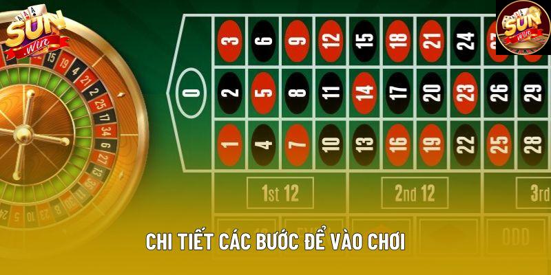Chi tiết các bước để vào chơi