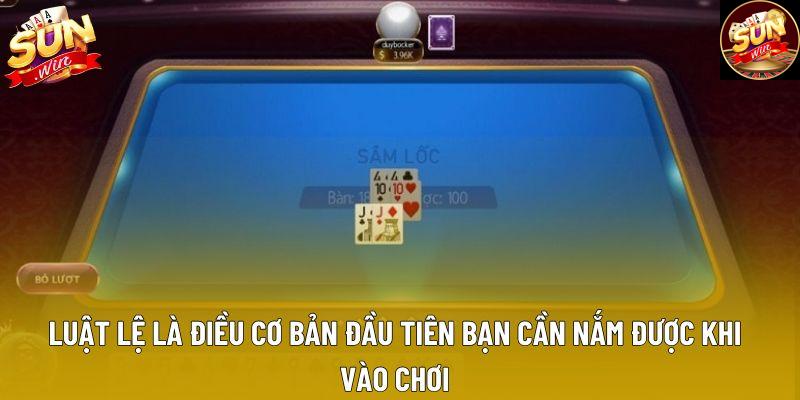 Luật lệ là điều cơ bản đầu tiên bạn cần nắm được khi vào chơi Luật lệ là điều cơ bản đầu tiên bạn cần nắm được khi vào chơi